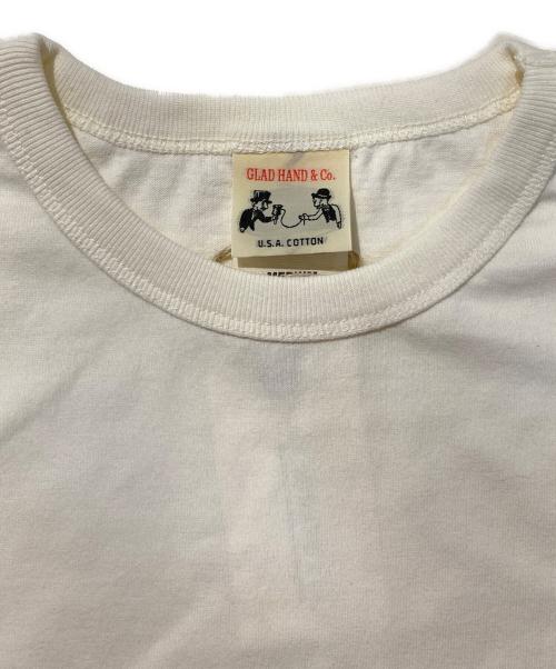 GLAD HAND（グラッドハンド）GLAD HAND (グラッドハンド) ロングスリーブカットソー ホワイト サイズ:Mの古着・服飾アイテム