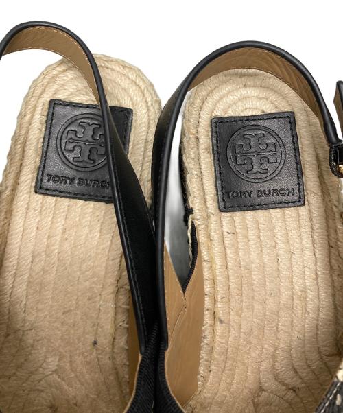 TORY BURCH（トリーバーチ）TORY BURCH (トリーバーチ) レザー切替エスパドリーユ ベージュ サイズ:SIZE 7Mの古着・服飾アイテム