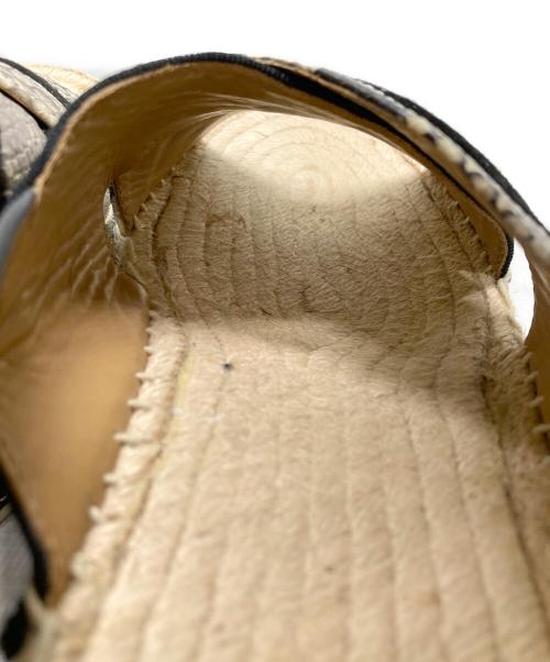 TORY BURCH（トリーバーチ）TORY BURCH (トリーバーチ) レザー切替エスパドリーユ ベージュ サイズ:SIZE 7Mの古着・服飾アイテム