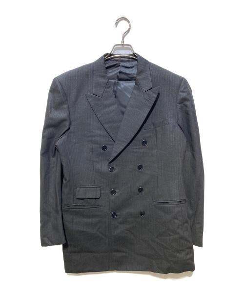 Jean Paul GAULTIER HOMME object（ジャンポールゴルチエ オム）Jean Paul GAULTIER HOMME object (ジャンポールゴルチエ オム) ウール混セットアップスーツ ブラック サイズ:SIZE 46の古着・服飾アイテム
