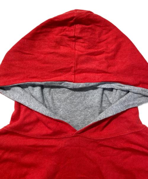 Champion（チャンピオン）Champion (チャンピオン) パーカー グレー×レッド サイズ:Lの古着・服飾アイテム