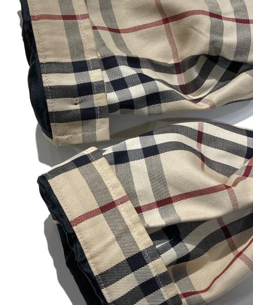 BURBERRY BLACK LABEL（バーバリーブラックレーベル）BURBERRY BLACK LABEL (バーバリーブラックレーベル) ノバチェック シングルライダースジャケット ベージュ サイズ:Mの古着・服飾アイテム
