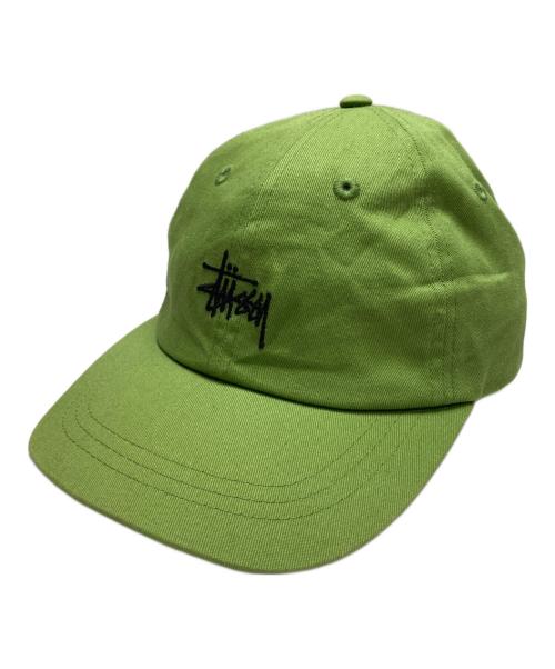stussy（ステューシー）stussy (ステューシー) Stock Low Pro Cap 黄緑の古着・服飾アイテム