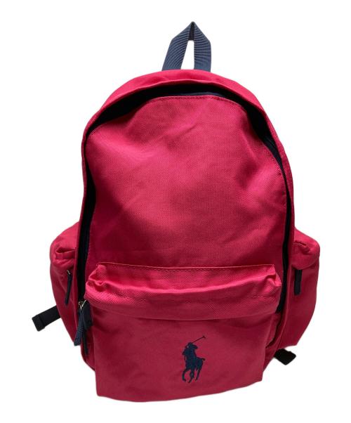 POLO RALPH LAUREN（ポロ・ラルフローレン）POLO RALPH LAUREN (ポロ・ラルフローレン) ビッグポニーリュック ショッキングピンクの古着・服飾アイテム