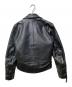 FREEDOM (フリーダム) ダブルライダースジャケット ブラック サイズ:SIZE34：8000円