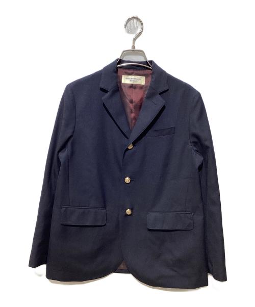 BEAMS BOY（ビームスボーイ）BEAMS BOY (ビームスボーイ) ポリエステルウール3ボタンブレザー ネイビー サイズ:SIZE０の古着・服飾アイテム
