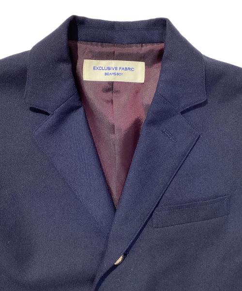 BEAMS BOY（ビームスボーイ）BEAMS BOY (ビームスボーイ) ポリエステルウール3ボタンブレザー ネイビー サイズ:SIZE０の古着・服飾アイテム