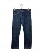 ARMANI JEANSアルマーニジーンズ）の古着「ストレートデニムパンツ」｜インディゴ