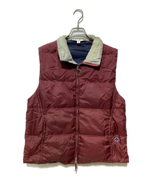 45rpm（45アールピーエム）45rpm (45アールピーエム) パッカブルダウンベスト ボルドー サイズ:SIZE 3の古着・服飾アイテム