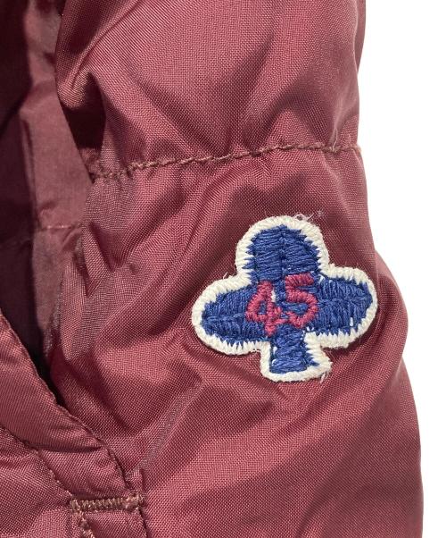 45rpm（45アールピーエム）45rpm (45アールピーエム) パッカブルダウンベスト ボルドー サイズ:SIZE 3の古着・服飾アイテム