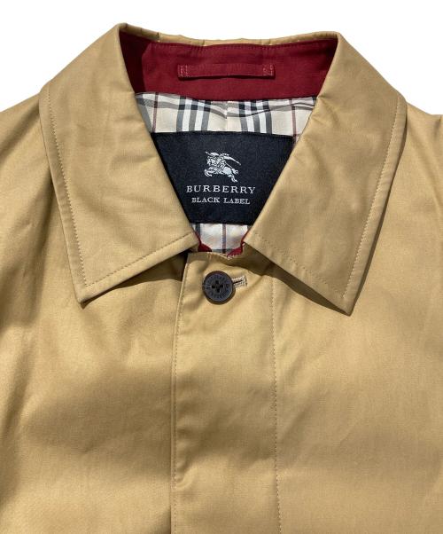 BURBERRY BLACK LABEL（バーバリーブラックレーベル）BURBERRY BLACK LABEL (バーバリーブラックレーベル) 裏地ノバチェックステンカラーコート ブラウン サイズ:Mの古着・服飾アイテム