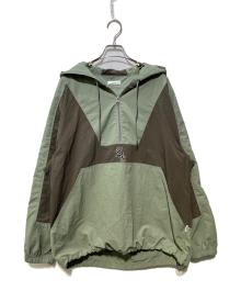 PERUSHU（ペルーシュ）の古着「ナイロンアノラックパーカー」｜グリーン