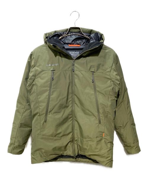 MAMMUT（マムート）MAMMUT (マムート) Crater SO Thermo Hooded Jacket カーキ サイズ:Mの古着・服飾アイテム