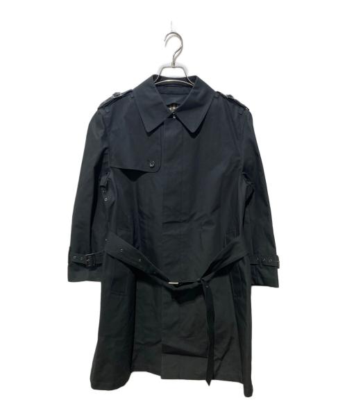 BURBERRY LONDON（バーバリーロンドン）BURBERRY LONDON (バーバリーロンドン) ライナー付比翼エポレットトレンチコート ブラック サイズ:SIZE Sの古着・服飾アイテム