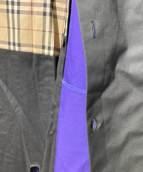BURBERRY LONDON（バーバリーロンドン）BURBERRY LONDON (バーバリーロンドン) ライナー付比翼エポレットトレンチコート ブラック サイズ:SIZE Sの古着・服飾アイテム