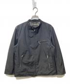 BURBERRY CLASSICSバーバリークラシックス）の古着「ノバチェックシングルジャケット」｜ブラック