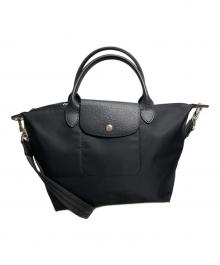 LONGCHAMP（ロンシャン）の古着「2WAYバッグ」｜ブラック