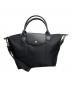 LONGCHAMP（ロンシャン）の古着「2WAYバッグ」｜ブラック