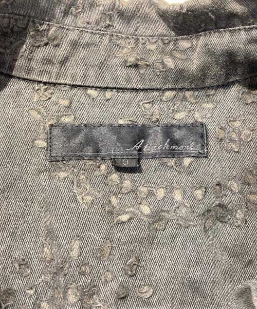 ATTACHMENT（アタッチメント）ATTACHMENT (アタッチメント) 1Bボタニカルシャツ ブラック サイズ:3の古着・服飾アイテム