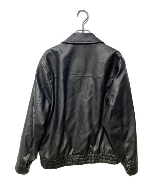 UNITED TOKYO（ユナイテッドトーキョー）UNITED TOKYO (ユナイテッドトーキョー) VINTAGE LEATHER ブルゾン ブラック サイズ:1の古着・服飾アイテム