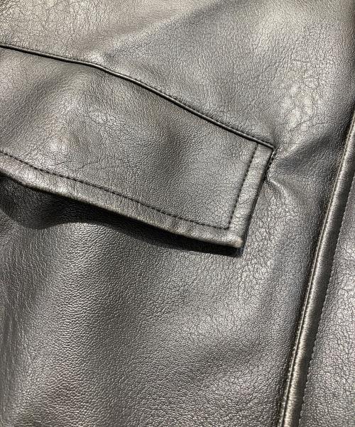 UNITED TOKYO（ユナイテッドトーキョー）UNITED TOKYO (ユナイテッドトーキョー) VINTAGE LEATHER ブルゾン ブラック サイズ:1の古着・服飾アイテム