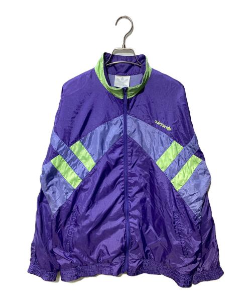 adidas（アディダス）adidas (アディダス) ブルゾン パープル サイズ:180の古着・服飾アイテム