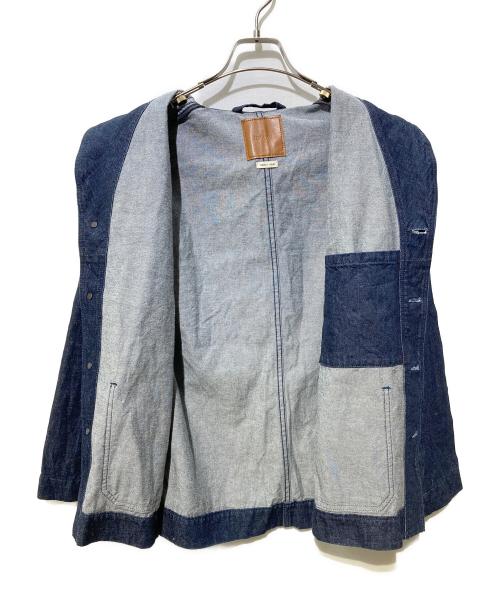 follow（フォロー）follow (フォロー) Brilla per il gusto (ブリッラ ペル イルグースト) デニムカバーオール インディゴ サイズ:Lの古着・服飾アイテム
