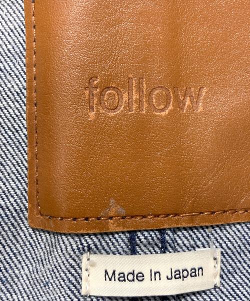 follow（フォロー）follow (フォロー) Brilla per il gusto (ブリッラ ペル イルグースト) デニムカバーオール インディゴ サイズ:Lの古着・服飾アイテム