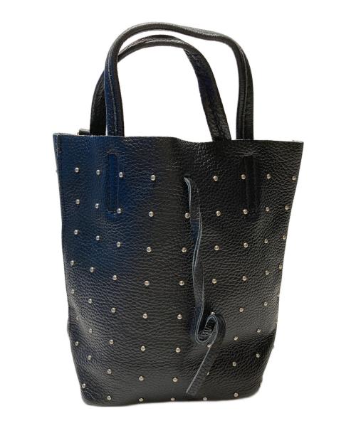 MARLON（マロン）MARLON (マロン) FIRENZE SHOPPER MINI STUDSバッグ ブラックの古着・服飾アイテム