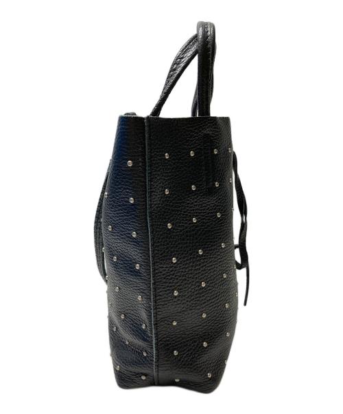 MARLON（マロン）MARLON (マロン) FIRENZE SHOPPER MINI STUDSバッグ ブラックの古着・服飾アイテム