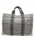 HERMES (エルメス) フールトゥMMキャンバストートバッグ グレー：12000円