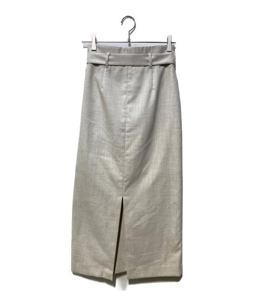 BALLSEY（ボールジィ）BALLSEY (ボールジィ) ミックススラブストレッチ マキシラップスカート ベージュ サイズ:SIZE36の古着・服飾アイテム