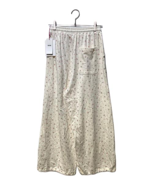 furfur（ファーファー）FURFUR (ファーファー) ミニフラワープリントスウェットパンツ ホワイト サイズ:SIZE 0の古着・服飾アイテム