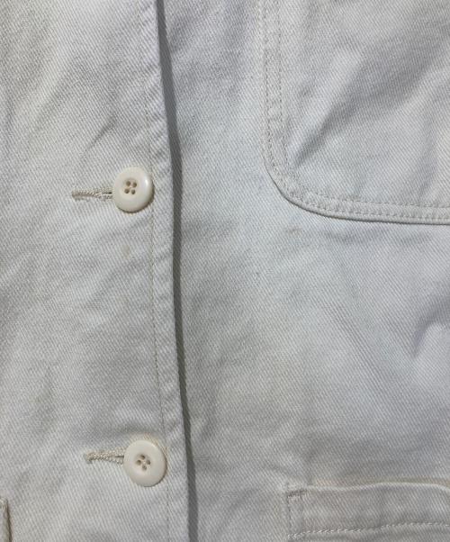 stussy（ステューシー）stussy (ステューシー) デニムカバーオール ホワイト サイズ:Sの古着・服飾アイテム