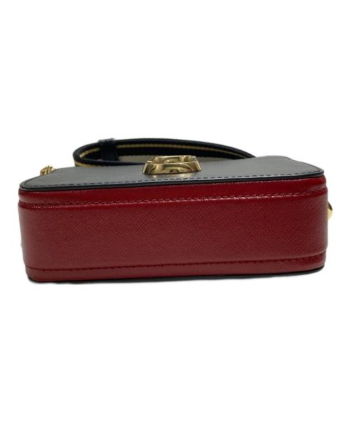 Marc by Marc Jacobs（マークバイマークジェイコブス）Marc by Marc Jacobs (マークバイマークジェイコブス) ショルダーバッグ レッド×ブラックの古着・服飾アイテム