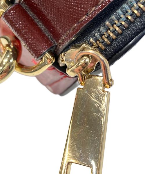 Marc by Marc Jacobs（マークバイマークジェイコブス）Marc by Marc Jacobs (マークバイマークジェイコブス) ショルダーバッグ レッド×ブラックの古着・服飾アイテム