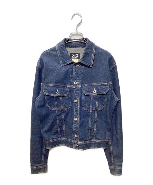 DOLCE & GABBANA（ドルチェ＆ガッバーナ）DOLCE & GABBANA (ドルチェ＆ガッバーナ) デニムジャケット インディゴ サイズ:Mの古着・服飾アイテム