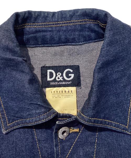 DOLCE & GABBANA（ドルチェ＆ガッバーナ）DOLCE & GABBANA (ドルチェ＆ガッバーナ) デニムジャケット インディゴ サイズ:Mの古着・服飾アイテム