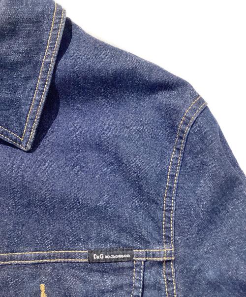 DOLCE & GABBANA（ドルチェ＆ガッバーナ）DOLCE & GABBANA (ドルチェ＆ガッバーナ) デニムジャケット インディゴ サイズ:Mの古着・服飾アイテム