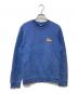 stussy（ステューシー）の古着「ロゴプリントクルーネックスウェット」｜ネイビー