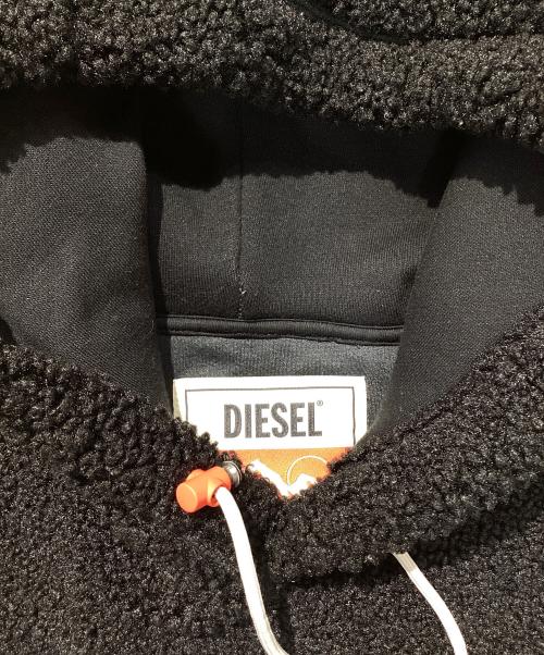 DIESEL（ディーゼル）DIESEL (ディーゼル) ボアパーカー ブラック サイズ:Mの古着・服飾アイテム