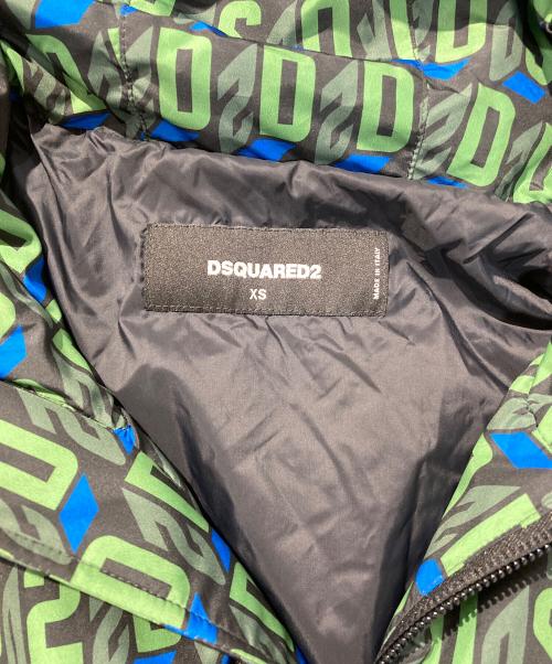 DSQUARED2（ディースクエアード）DSQUARED2 (ディースクエアード) Monogram Oversize Bomber グリーン サイズ:XSの古着・服飾アイテム