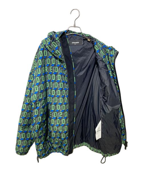 DSQUARED2（ディースクエアード）DSQUARED2 (ディースクエアード) Monogram Oversize Bomber グリーン サイズ:XSの古着・服飾アイテム