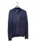 DIESEL（ディーゼル）の古着「K-KENTUCKY ZIP ニットジャケット」｜ネイビー