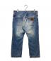 DOLCE & GABBANA (ドルチェ＆ガッバーナ) ゴールドプレート付デニムパンツ インディゴ サイズ:SIZE 50：15000円