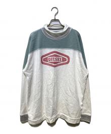 DIESEL（ディーゼル）の古着「S-OLLONGスウェット」｜ホワイト