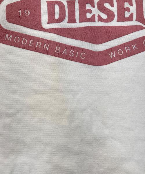 DIESEL（ディーゼル）DIESEL (ディーゼル) S-OLLONGスウェット ホワイト サイズ:Mの古着・服飾アイテム