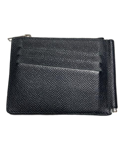 Maison Margiela（メゾンマルジェラ）Maison Margiela (メゾンマルジェラ) マネークリップ付き 二つ折り 財布 ブラックの古着・服飾アイテム