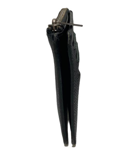Maison Margiela（メゾンマルジェラ）Maison Margiela (メゾンマルジェラ) マネークリップ付き 二つ折り 財布 ブラックの古着・服飾アイテム