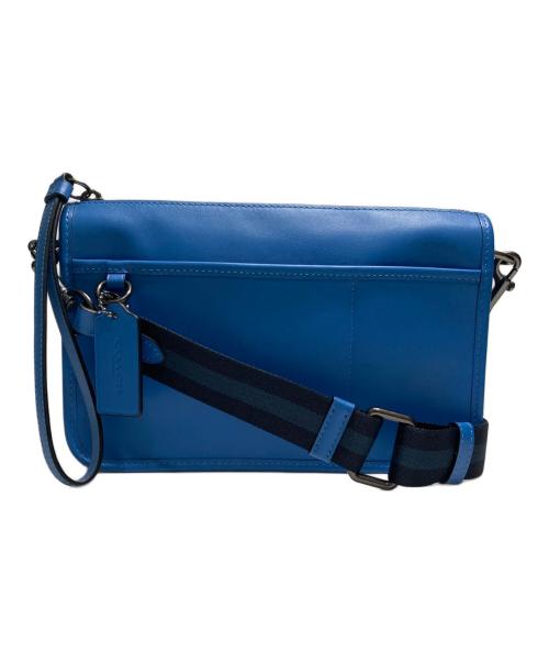 COACH（コーチ）COACH (コーチ) ヘリテージコンバーチブルクロスボディ ブルーの古着・服飾アイテム